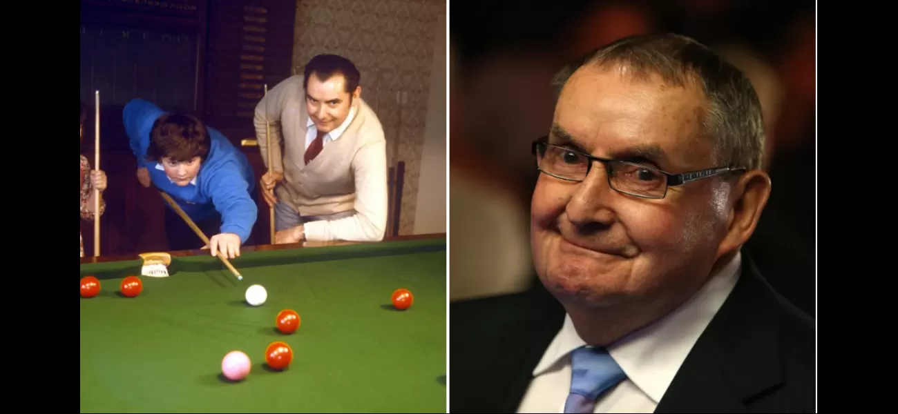 Former snooker champion Ray Reardon, who mentored Ronnie O'Sullivan, passes away at 91 years old.