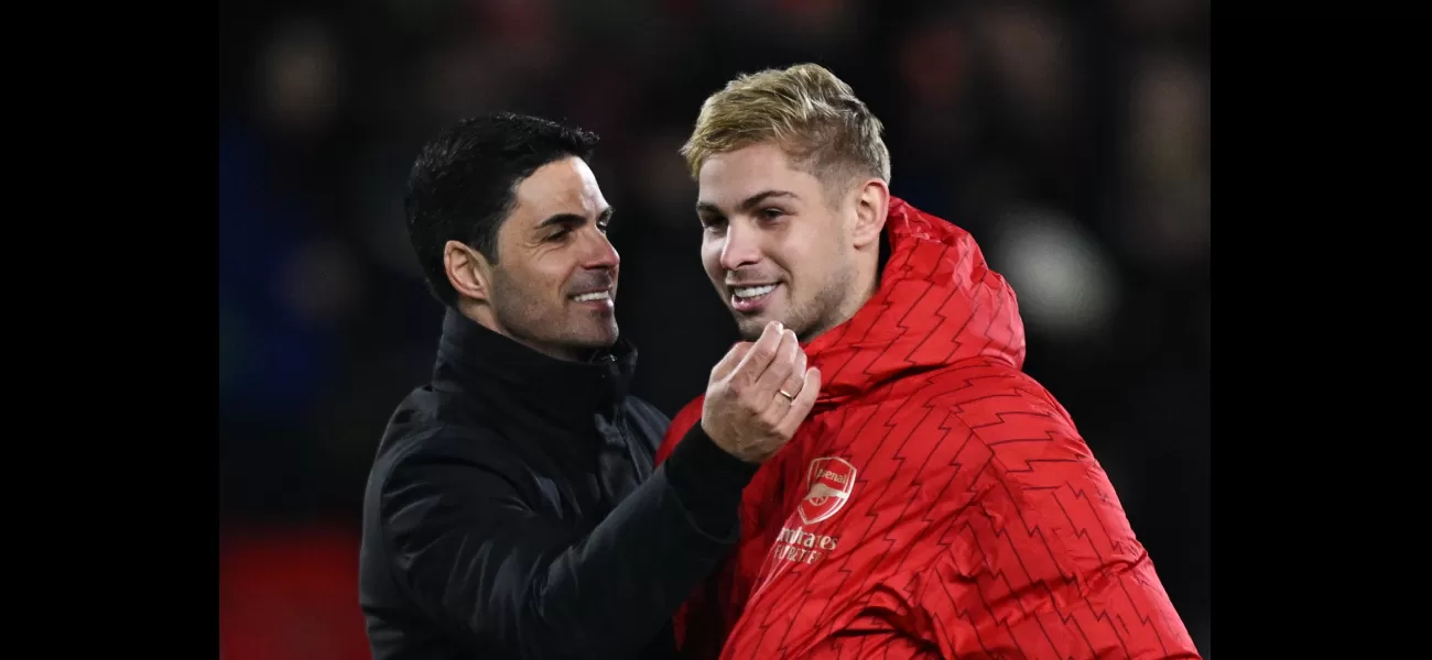 Arteta will not let Arsenal sell Smith Rowe, according to recent reports.