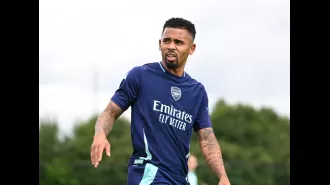 Arsenal's Gabriel Jesus and Emile Smith Rowe both score in a closed-door match.
