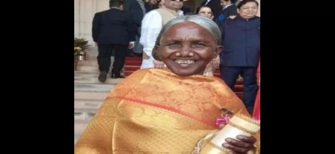 Kamala Pujari, recipient of Padma Shri, dedicated to preserving paddy seeds.