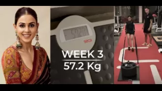 Actress Genelia Deshmukh posts old video of her journey losing weight.
