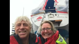 A couple died on 'Graveyard Island' in the Atlantic while sailing across the ocean.