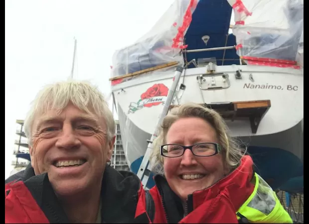 A couple died on 'Graveyard Island' in the Atlantic while sailing across the ocean.
