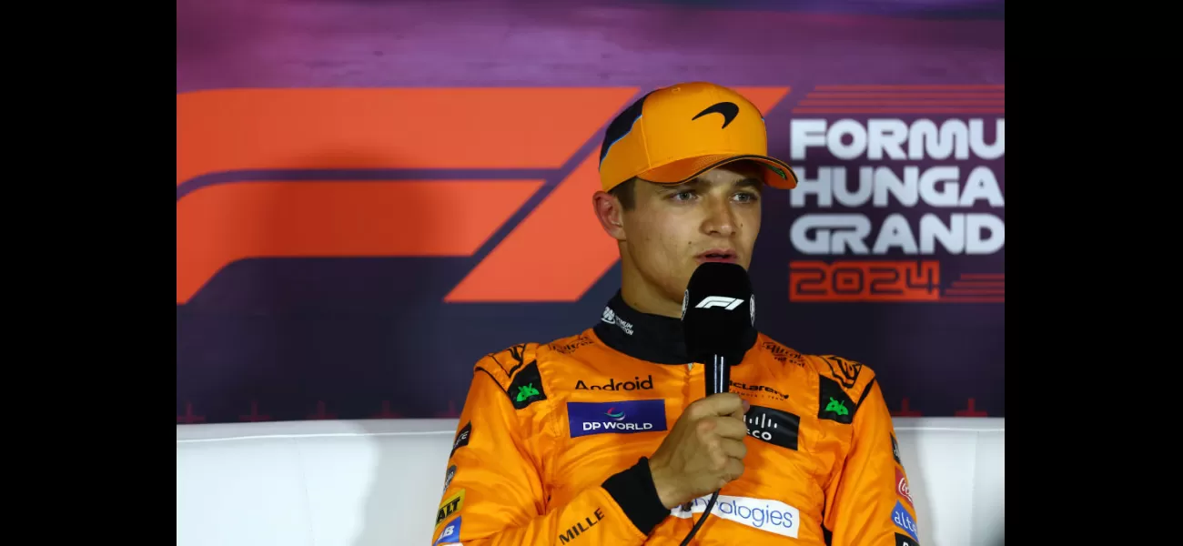 McLaren driver Lando Norris upset about team orders in thrilling Hungarian Grand Prix finale.