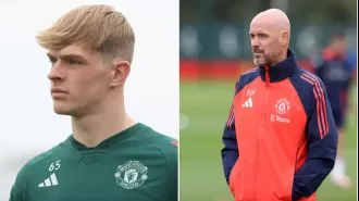 The coach, Erik ten Hag, suggests that another Manchester United youth player could have a chance to play with the first team this season.