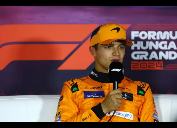 McLaren driver Lando Norris upset about team orders in thrilling Hungarian Grand Prix finale.