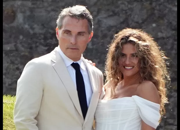 A 56-year-old celebrity ties the knot with a 29-year-old actress few months after announcing engagement.