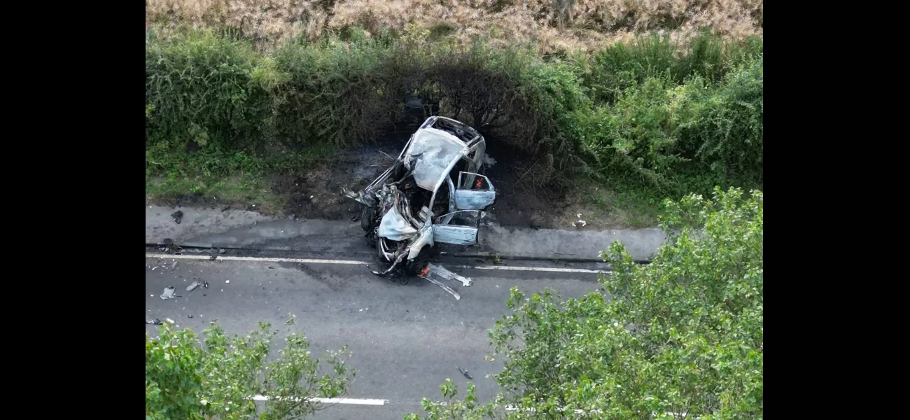 Six people, including two young girls, died in a collision between a car and a motorbike in West Yorkshire.