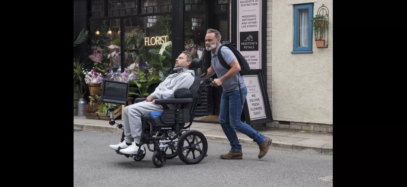 The emotional finale of Paul's time on Coronation Street was finally shown on his last day.