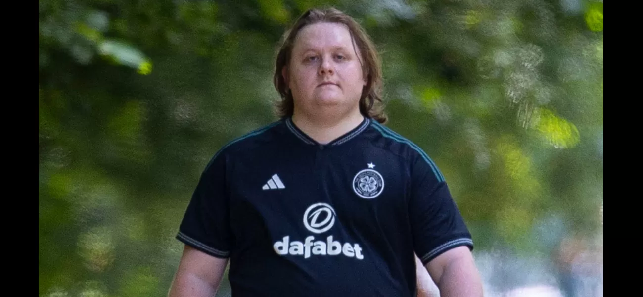 Singer Lewis Capaldi runs into a sci-fi icon while taking a break from his career in a park.