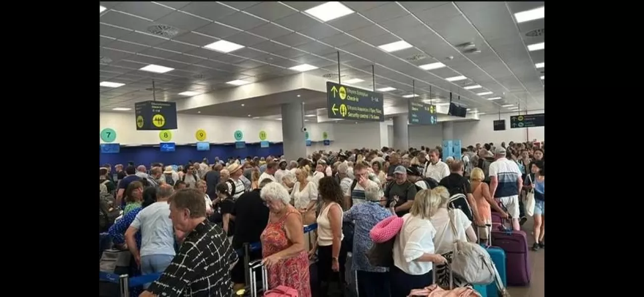 Flights cancelled due to IT issue, leaving passengers stuck for 50 hours at airport.