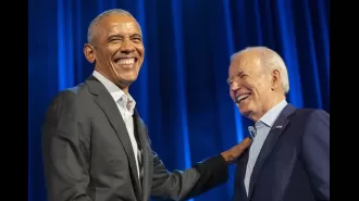 Obama commends Biden for withdrawing, but does not officially endorse Kamala Harris.