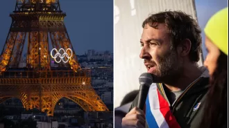 French politician says Israeli athletes not allowed at Olympics in Paris.