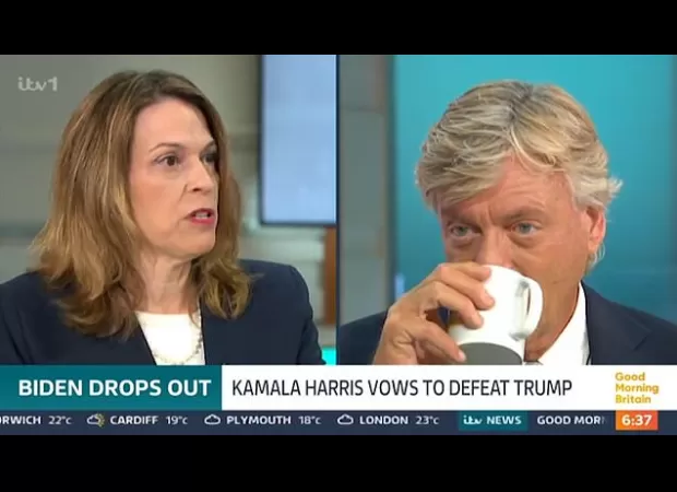 TV presenter Richard Madeley has received criticism for his 'offensive' remarks about US President Joe Biden.