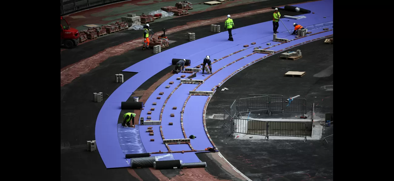 Olympics track painted purple for Paris 2024: here's why.