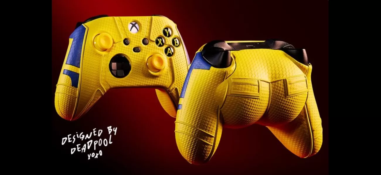 New Xbox controllers featuring Deadpool and Wolverine have a strong impact on the buttocks.