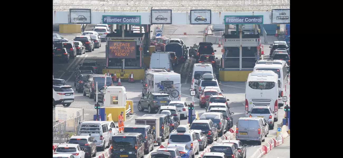 New map shows the most congested areas in the UK before a predicted weekend of heavy traffic during the summer.