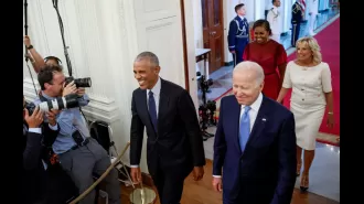 Obama speaks out after Biden's decision not to run again.