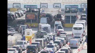 New map shows the most congested areas in the UK before a predicted weekend of heavy traffic during the summer.