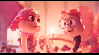 A musical movie with animated characters such as bras, 'boobies' and ball sacks is on its way.