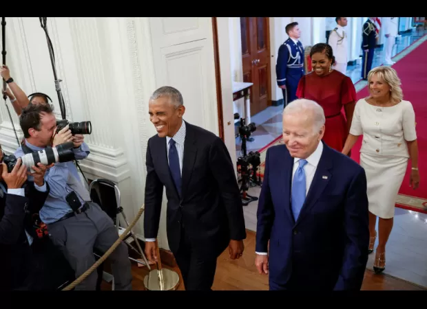 Obama speaks out after Biden's decision not to run again.