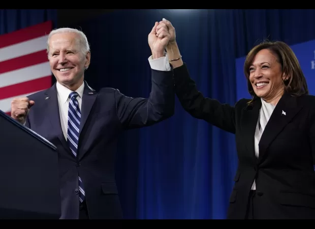 Harris vows victory after Biden drops out of Presidential race.