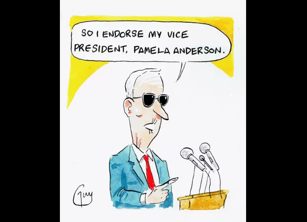 A famous cartoon by Guy Venables featured in the Metro newspaper every day.