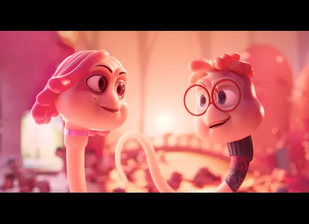 A musical movie with animated characters such as bras, 'boobies' and ball sacks is on its way.
