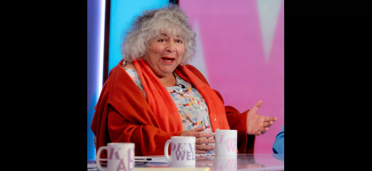 The 83-year-old actress Miriam Margolyes shares her one request as she begins to experience physical decline.