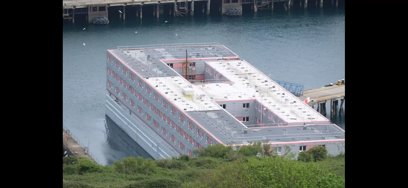 Tory government to shut down Bibby Stockholm barge housing asylum seekers soon.