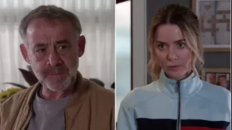 Fire causes separation for Kevin and Abi Webster on Coronation Street.