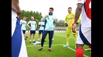Arsenal manager Mikel Arteta gives an update on the injury of an 
