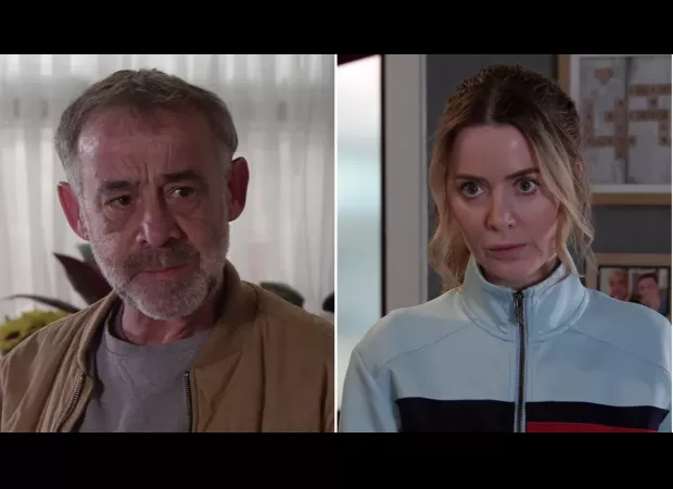 Fire causes separation for Kevin and Abi Webster on Coronation Street.