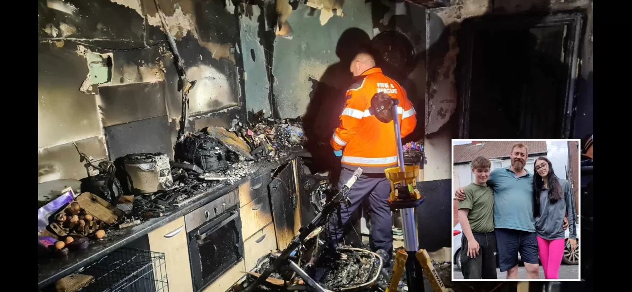 A family lost everything they owned in a fire caused by an e-bike, leaving them homeless.