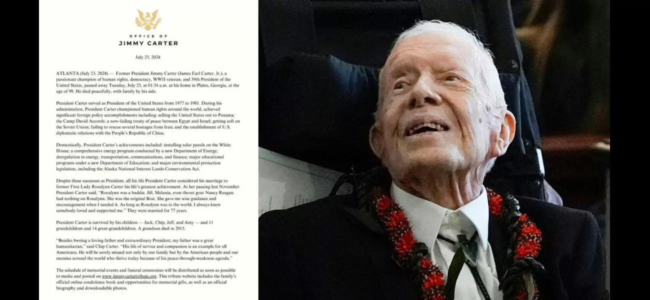 Some trolls falsely suggest that former US president Jimmy Carter has died, and accuse his wife of being a villain.