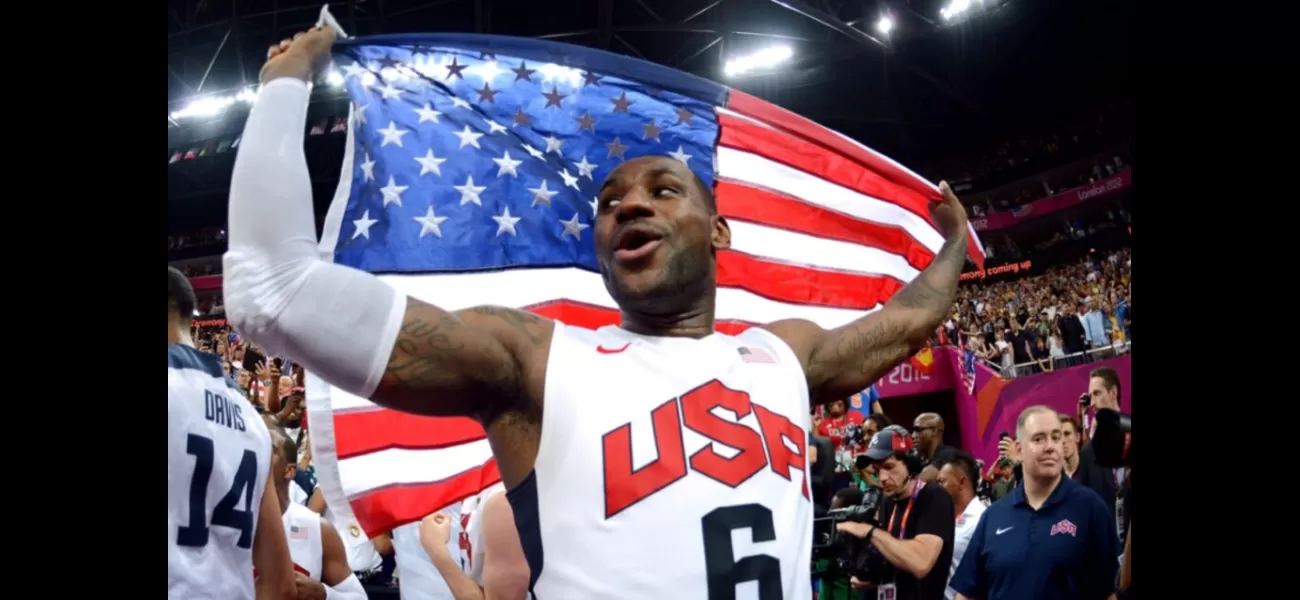 LeBron James will lead Team USA as their flag bearer during the Olympics' opening ceremony.