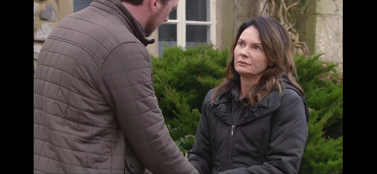 Emmerdale couple breaks up, leaving them both heartbroken.