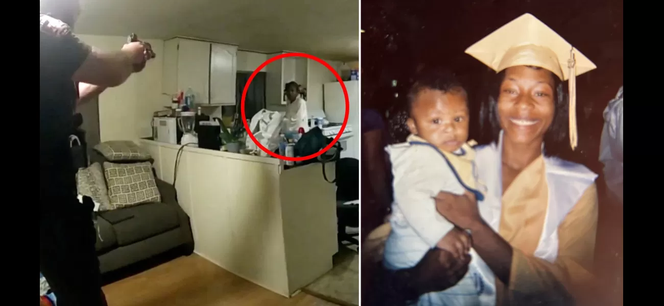 Cop shoots woman in the face with boiling water after she asks for assistance.