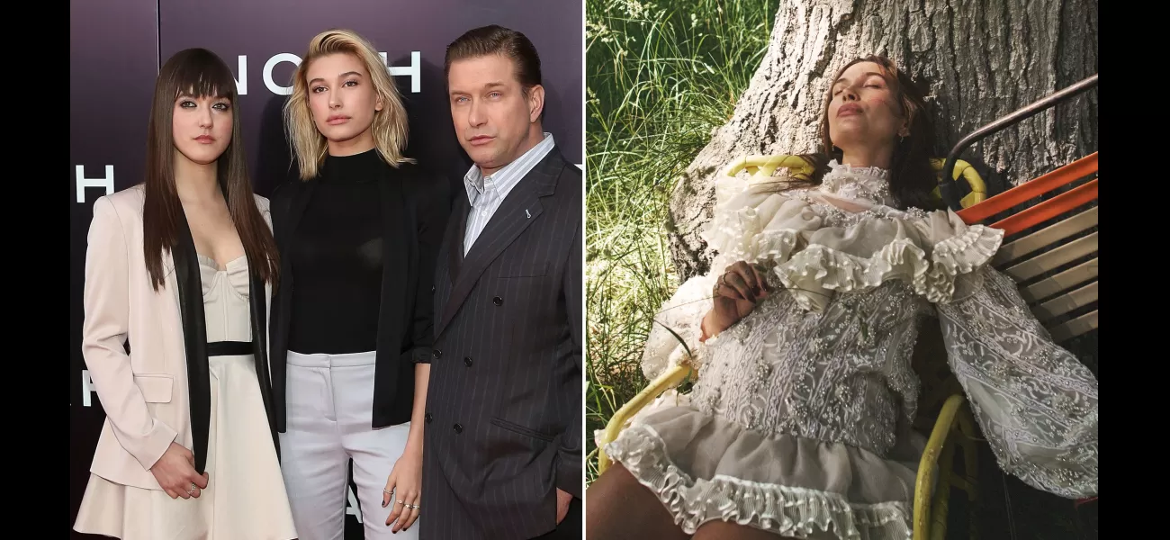 Hailey Bieber says she's not very close to her family and is expecting her first child.