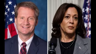 Rep. Tim Burchett questions why a white woman wasn't chosen for Vice President, referring to Kamala Harris as a 