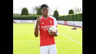Arsenal confirms highly talented young player is departing and Manchester United is optimistic about reaching an agreement.