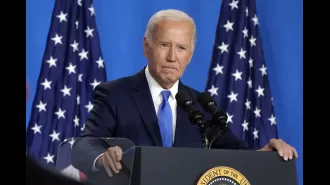 Biden COVID test negative, back at White House.