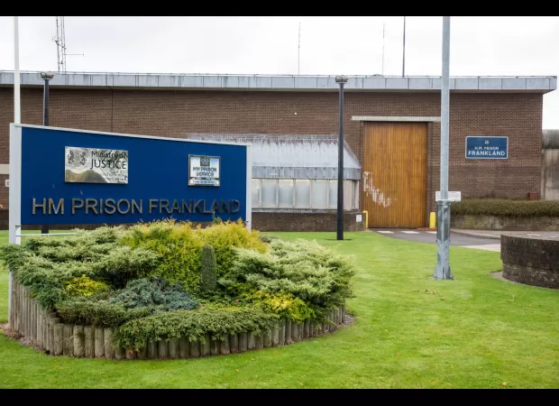 A police officer was stabbed in the chest during an attack in a prison.