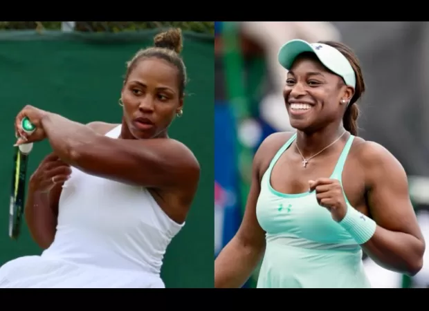 Taylor Townsend beats Sloane Stephens in a historic all-black player match at Atlanta Open.