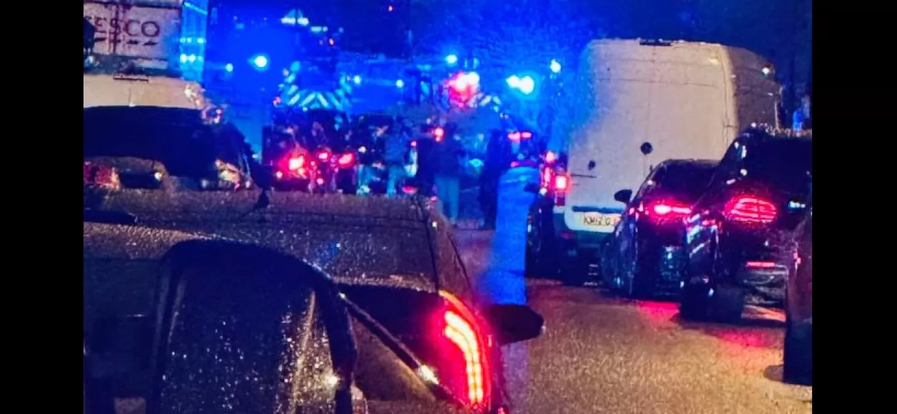 Three people killed in car crash after vehicle hits other car stopped at previous accident