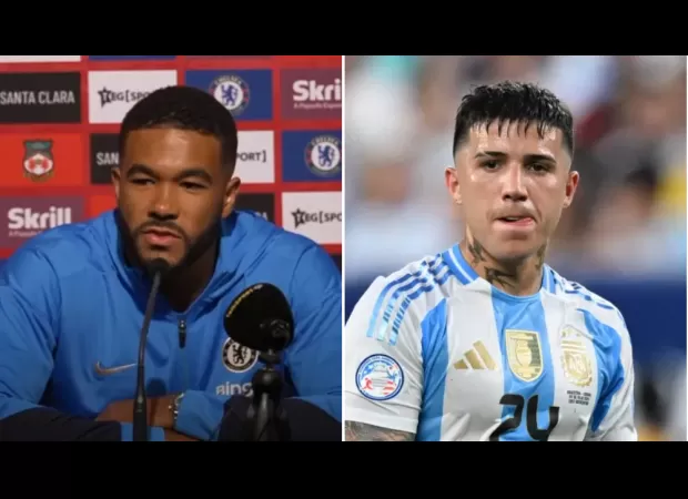 Reece James and Enzo Maresca voice their thoughts on Enzo Fernandez's comeback to Chelsea.
