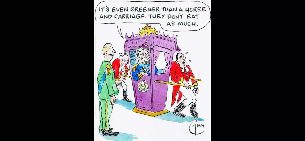 Guy Venables creates a daily cartoon for the Metro newspaper.