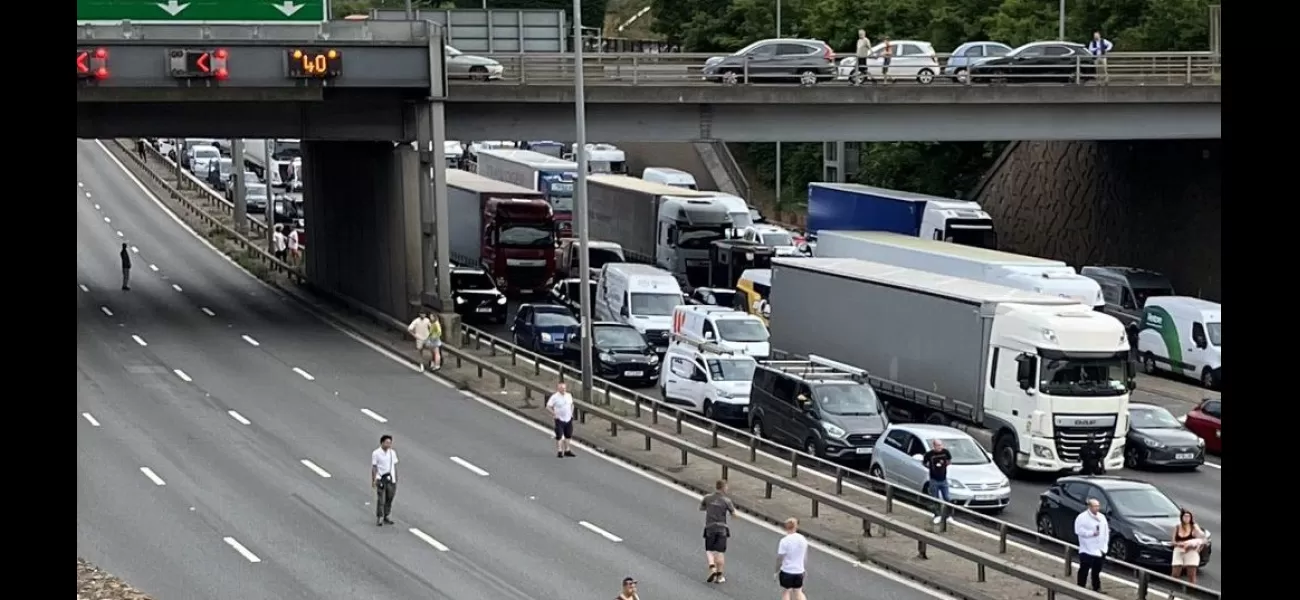 An accident at Dartford Crossing has caused heavy traffic on the M25, stretching for 11 miles.