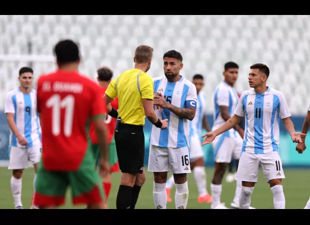 Messi criticizes Olympics officials following chaos in Argentina vs Morocco game.