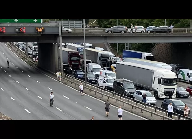 An accident at Dartford Crossing has caused heavy traffic on the M25, stretching for 11 miles.